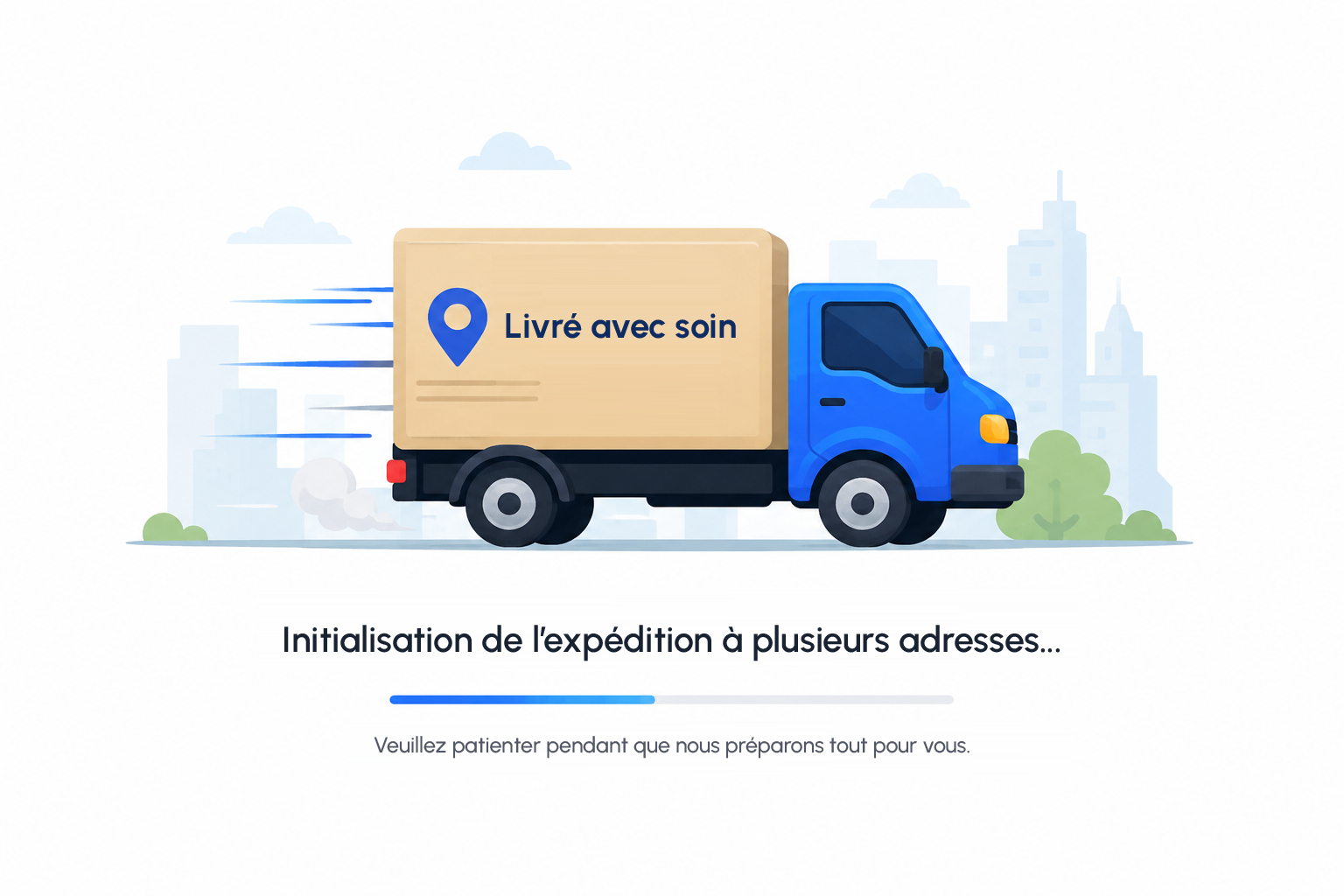 Initializing Multi Address Shipping...